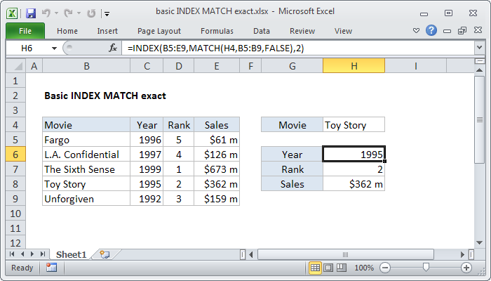 Excel Formula Basic Index Match Exact Exceljet 1348